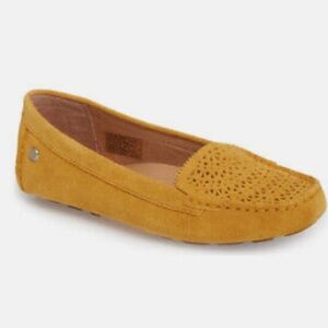 Ugg Dark Yellow Ugg Dark Yellow Suede Driving Type Loaf